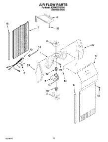 09 - Air Flow Parts parts for Kitchenaid Refrigerator KSRW25CRSS03 from AppliancePartsPros.com