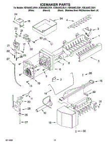 07 - Icemaker Parts parts for Kitchenaid Refrigerator KBRA20ELWH01 from AppliancePartsPros.com