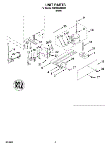 04 - Unit Parts parts for Kitchenaid Refrigerator KURS24LSBS00 from AppliancePartsPros.com