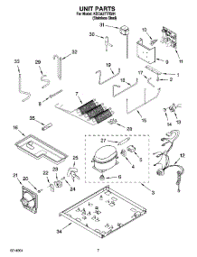 04 - Unit Parts parts for Kitchenaid Ingredient Center KDDA27TRS01 from AppliancePartsPros.com