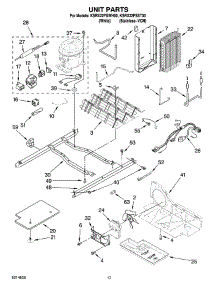 10 - Unit Parts parts for Kitchenaid Refrigerator KSRX22FSWH00 from AppliancePartsPros.com