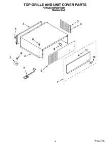 03 - Top Grille And Unit Cover Parts parts for Kitchenaid Refrigerator KBFC42FSS00 from AppliancePartsPros.com