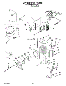 09 - Upper Unit Parts parts for Kitchenaid Refrigerator KBFC42FSS00 from AppliancePartsPros.com
