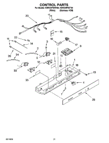 12 - Control Parts, Optional Parts (Not Included) parts for Kitchenaid Refrigerator KSRX22FSST00 from AppliancePartsPros.com