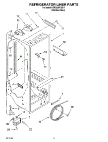 02 - Refrigerator Liner Parts parts for Kitchenaid Refrigerator KSRG22FKSS17 from AppliancePartsPros.com