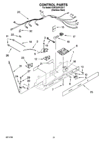 12 - Control Parts, Optional Parts (Not Included) parts for Kitchenaid Refrigerator KSRG22FKSS17 from AppliancePartsPros.com