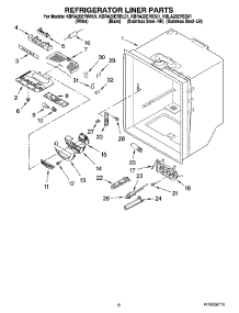 04 - Refrigerator Liner Parts parts for Kitchenaid Refrigerator KBRA20ERSS01 from AppliancePartsPros.com