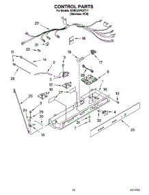 11 - Control Parts parts for Kitchenaid Refrigerator KSRD22FKST17 from AppliancePartsPros.com