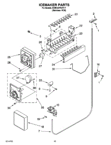 12 - Icemaker Parts, Optional Parts (Not Included) parts for Kitchenaid Refrigerator KSRD22FKST17 from AppliancePartsPros.com