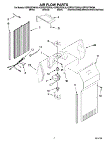 03 - Air Flow Parts parts for Kitchenaid Refrigerator KSRP22FSBT00 from AppliancePartsPros.com