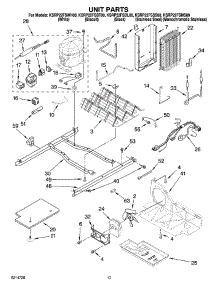 10 - Unit Parts parts for Kitchenaid Refrigerator KSRP22FSWH00 from AppliancePartsPros.com