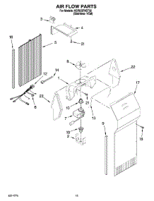 09 - Air Flow Parts parts for Kitchenaid Refrigerator KSRI25FNST02 from AppliancePartsPros.com