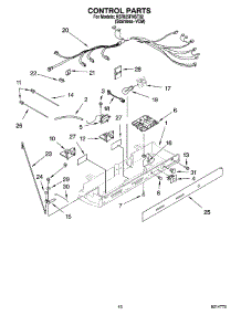 10 - Control Parts parts for Kitchenaid Refrigerator KSRI25FNST02 from AppliancePartsPros.com