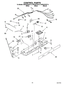 10 - Control Parts parts for Kitchenaid Refrigerator KSRG25FKWH16 from AppliancePartsPros.com