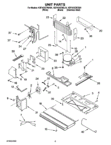 05 - Unit Parts parts for Kitchenaid Refrigerator KBFA25ERSS01 from AppliancePartsPros.com