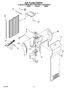 09 - Air Flow Parts parts for Kitchenaid Refrigerator KSRF25FRBT01 from AppliancePartsPros.com