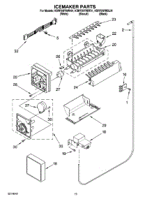 12 - Icemaker Parts, Optional Parts parts for Kitchenaid Refrigerator KSRF25FRBT01 from AppliancePartsPros.com