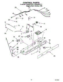 10 - Control Parts parts for Kitchenaid Refrigerator KSRG25FKSS17 from AppliancePartsPros.com