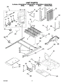 10 - Unit Parts parts for Kitchenaid Refrigerator KSRA22CNWH01 from AppliancePartsPros.com
