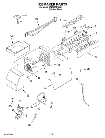 07 - Icemaker Parts parts for Kitchenaid Refrigerator KBRP20ERSS01 from AppliancePartsPros.com
