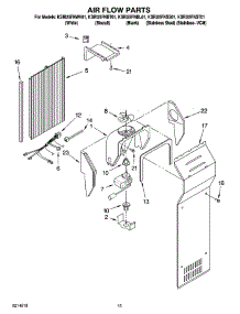 09 - Air Flow Parts parts for Kitchenaid Refrigerator KSRI25FNBT01 from AppliancePartsPros.com