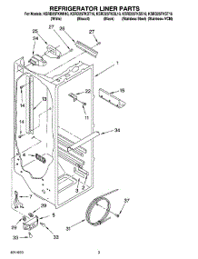 02 - Refrigerator Liner Parts parts for Kitchenaid Refrigerator KSRD25FKST16 from AppliancePartsPros.com