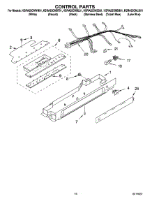 10 - Control Parts parts for Kitchenaid Refrigerator KSRA25CNSS01 from AppliancePartsPros.com