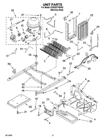 11 - Unit Parts parts for Kitchenaid Refrigerator KSRB25FRBX01 from AppliancePartsPros.com