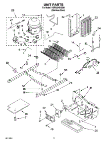 08 - Unit Parts parts for Kitchenaid Refrigerator KSRA22KNSS01 from AppliancePartsPros.com