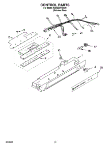 12 - Control Parts, Optional Parts parts for Kitchenaid Refrigerator KSRB22FRBX01 from AppliancePartsPros.com