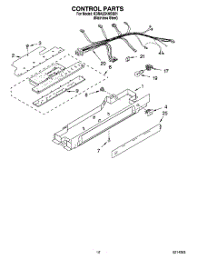 08 - Control Parts parts for Kitchenaid Refrigerator KSRA25KNSS01 from AppliancePartsPros.com