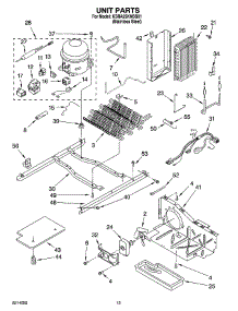09 - Unit Parts, Optional Parts parts for Kitchenaid Refrigerator KSRA25KNSS01 from AppliancePartsPros.com