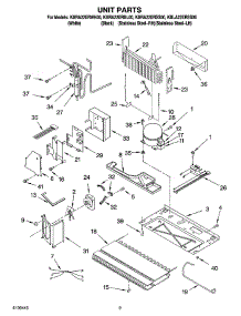 05 - Unit Parts parts for Kitchenaid Refrigerator KBLA22ERSS00 from AppliancePartsPros.com