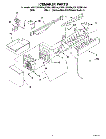 08 - Icemaker Parts, Optional Parts parts for Kitchenaid Refrigerator KBLA22ERSS00 from AppliancePartsPros.com
