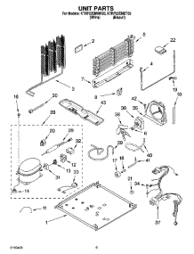 05 - Unit Parts parts for Kitchenaid Refrigerator KTRP22EMBT03 from AppliancePartsPros.com