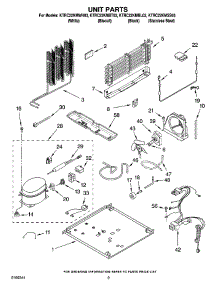 05 - Unit Parts parts for Kitchenaid Refrigerator KTRC22KMBL03 from AppliancePartsPros.com