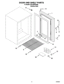 02 - Door And Shelf Parts parts for Kitchenaid Refrigerator KRCA06XRSS00 from AppliancePartsPros.com