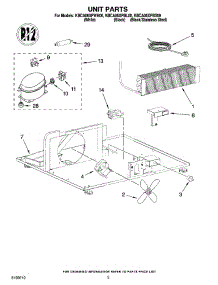 03 - Unit Parts parts for Kitchenaid Refrigerator KBCA06XPBS00 from AppliancePartsPros.com