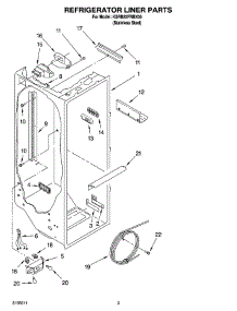 02 - Refrigerator Liner Parts parts for Kitchenaid Refrigerator KSRB22FRBX00 from AppliancePartsPros.com