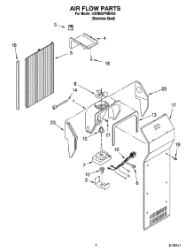 03 - Air Flow Parts parts for Kitchenaid Refrigerator KSRB22FRBX00 from AppliancePartsPros.com