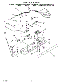 12 - Control Parts, Optional Parts parts for Kitchenaid Refrigerator KSRI22FNST00 from AppliancePartsPros.com