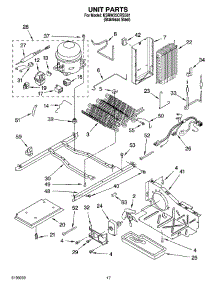 11 - Unit Parts parts for Kitchenaid Refrigerator KSRW25CRSS01 from AppliancePartsPros.com