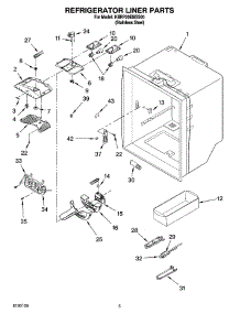 03 - Refrigerator Liner Parts parts for Kitchenaid Refrigerator KBRP20EMSS00 from AppliancePartsPros.com