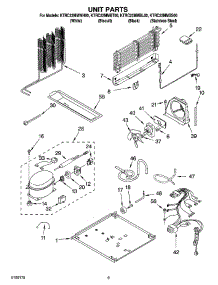 05 - Unit Parts parts for Kitchenaid Refrigerator KTRC22MMSS00 from AppliancePartsPros.com