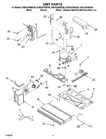 06 - Unit Parts parts for Kitchenaid Refrigerator KBRA22KMWH00 from AppliancePartsPros.com