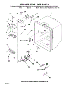 03 - Refrigerator Liner Parts parts for Kitchenaid Refrigerator KBRA20EMBT00 from AppliancePartsPros.com