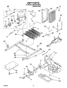 09 - Unit Parts, Parts Not Illustrated parts for Kitchenaid Refrigerator KSRA25KNSS00 from AppliancePartsPros.com