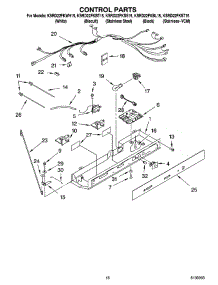 11 - Control Parts parts for Kitchenaid Refrigerator KSRD22FKSS15 from AppliancePartsPros.com