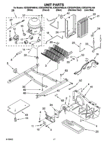 11 - Unit Parts parts for Kitchenaid Refrigerator KSRS25PNSS00 from AppliancePartsPros.com