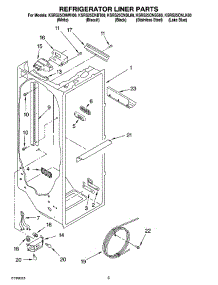 02 - Refrigerator Liner Parts parts for Kitchenaid Refrigerator KSRS25CNBT00 from AppliancePartsPros.com